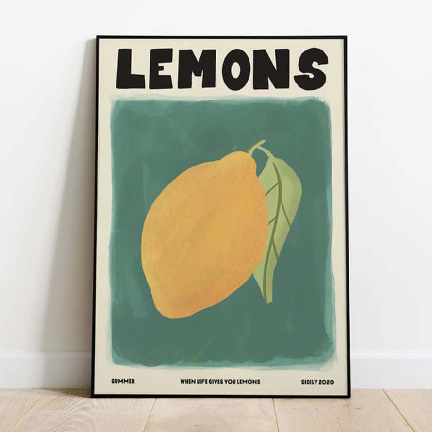 Natalia Bagniewska Lemons Print A2