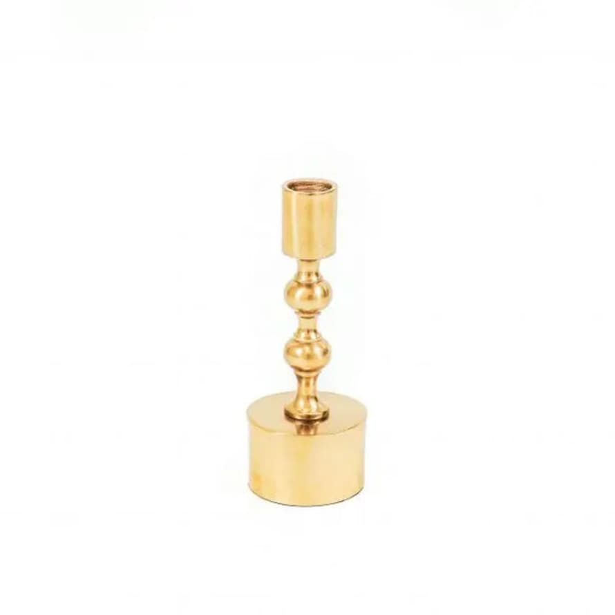 House Vitamin Gold Bubble Candle Holder