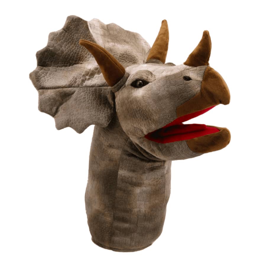 The Puppet Company Large Dino Heads: Triceratops