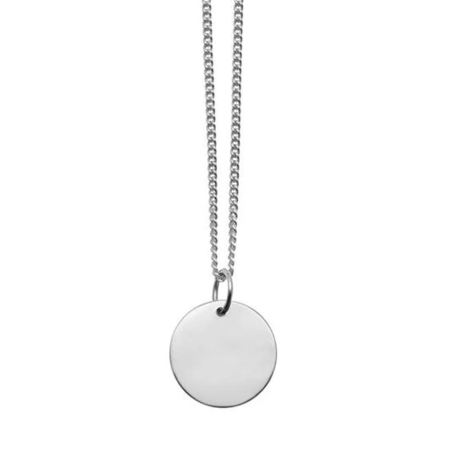 The Branch Jewellery Sterling Silver Disc Pendant
