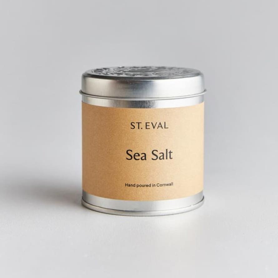 St Eval Candle Company - Sea Salt Scented Tin Candle
