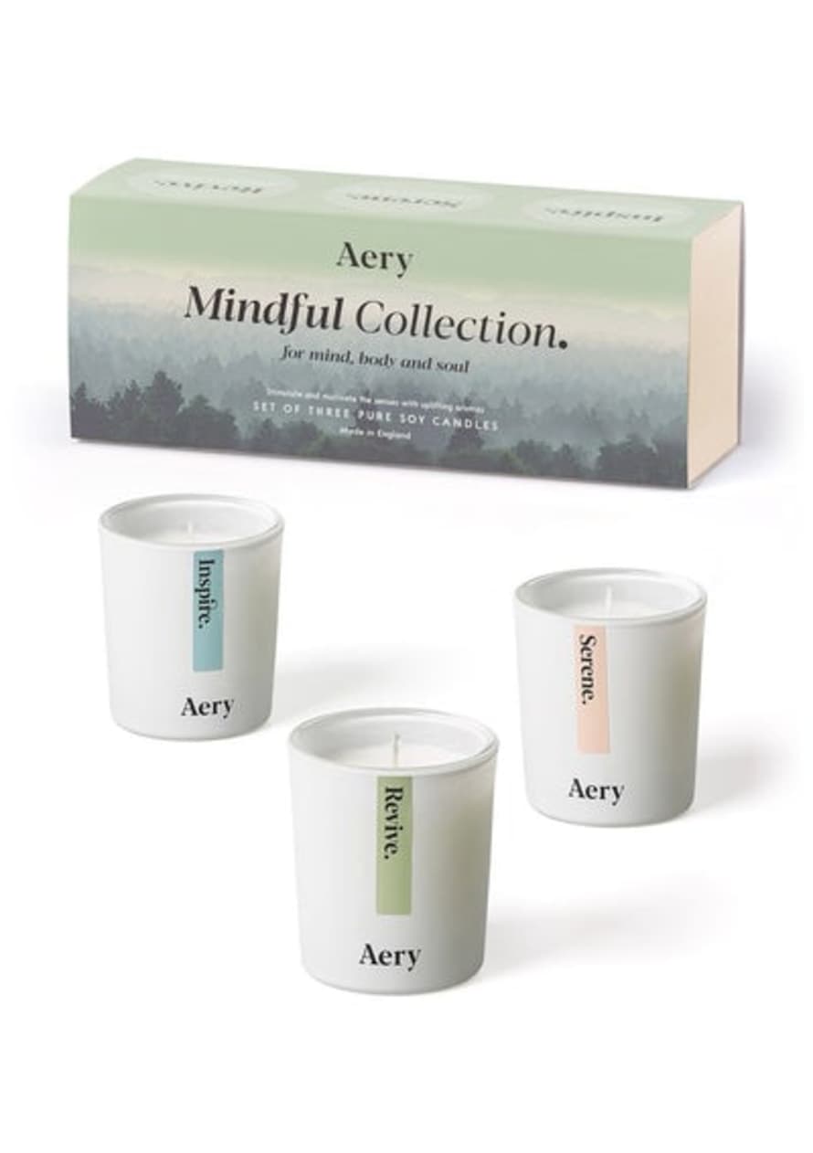 Aery - Mindful Gift Set Of Three - Votive Candles
