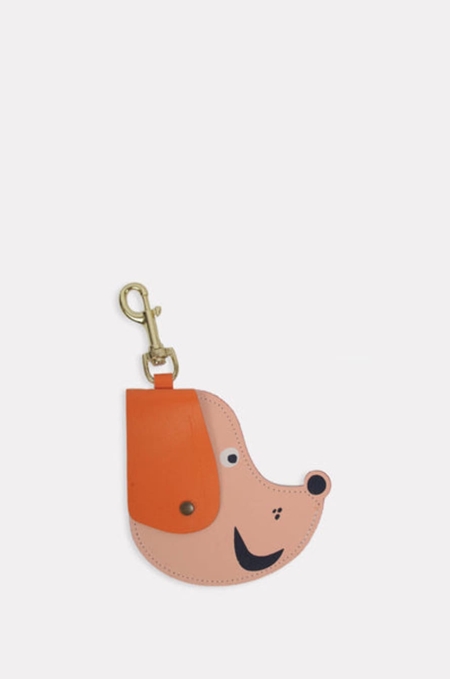 Ark - Doggy Bag Holder - Pale Pink/orange