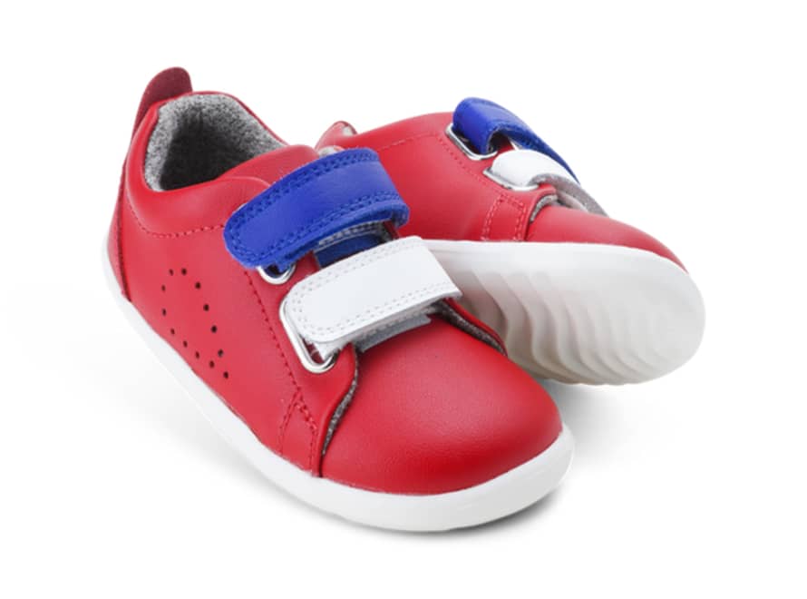 Bobux - Iw Grass Court Switch - Red + Blueberry (new Season)