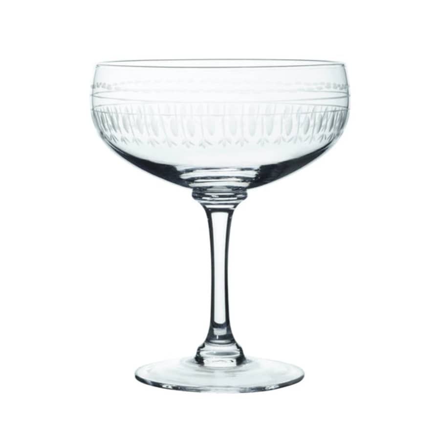 The Vintage List The - Cocktail Glasses- Ovals Design - (set Of 4)