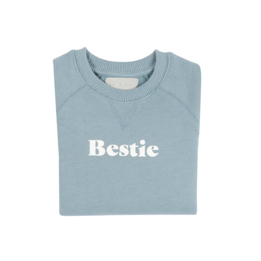 Bob and Blossom - Sky Blue 'bestie' Sweatshirt