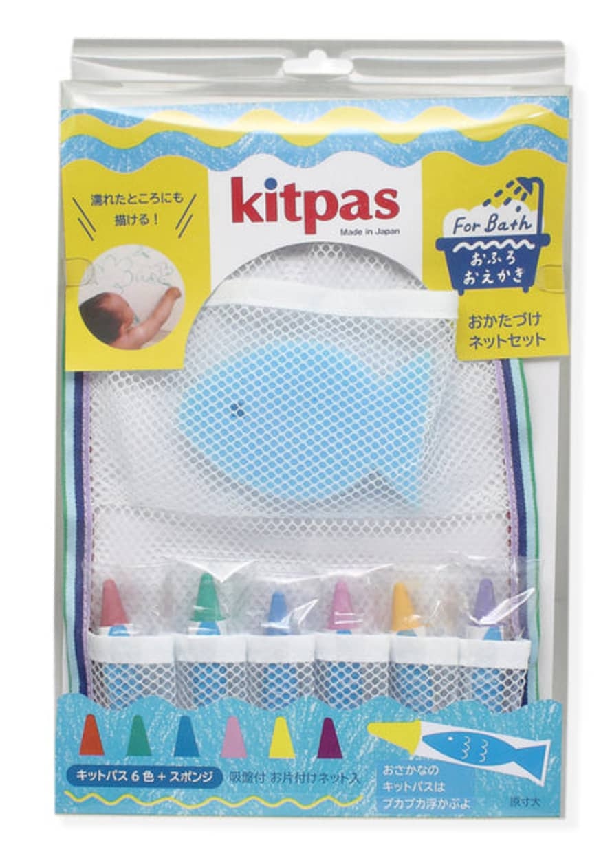 Kitpas - Bath Set With Blue Sponge