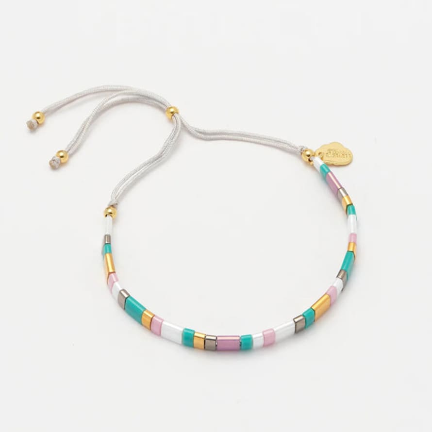 Estella Bartlett  - Pastel Tila Beads Slider Bracelet