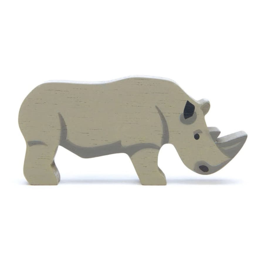 Julia Davey Wooden Rhinoceros Tender Leaf Toys