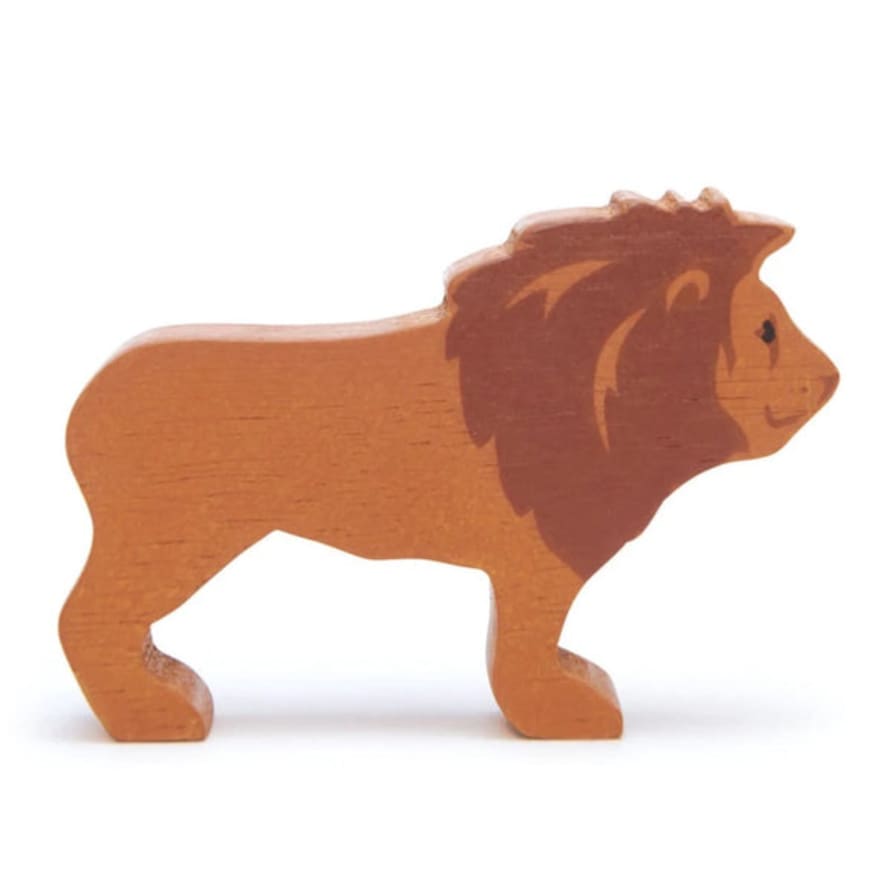 Julia Davey Wooden Lion Tender Leaf Toys