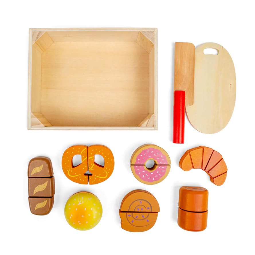 Bigjigs Toys Cutting Bread & Pastries Crate