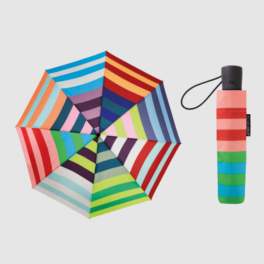 Remember Pocket Umbrella With Push Button Automatic Open & Close Function Allegra Design With Pouch