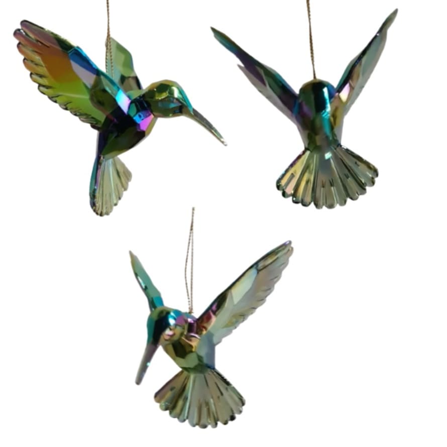 Kurt S. Adler Humming Bird Ornaments Green