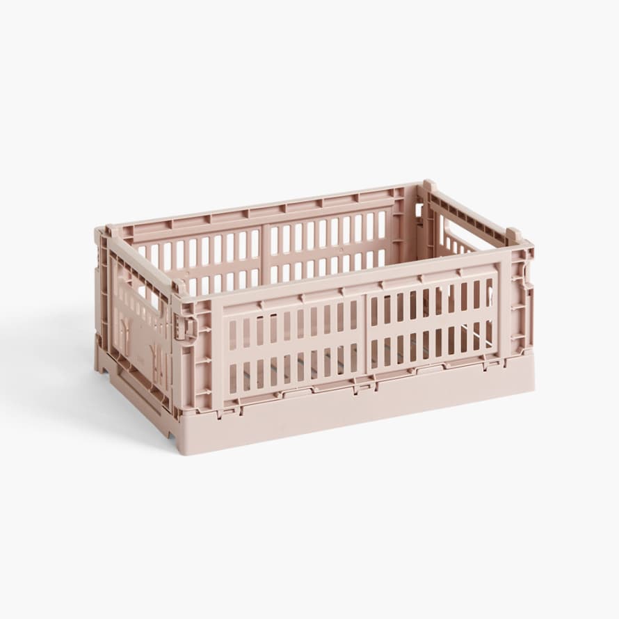 HAY Recycled Small Colour Crate - Blush