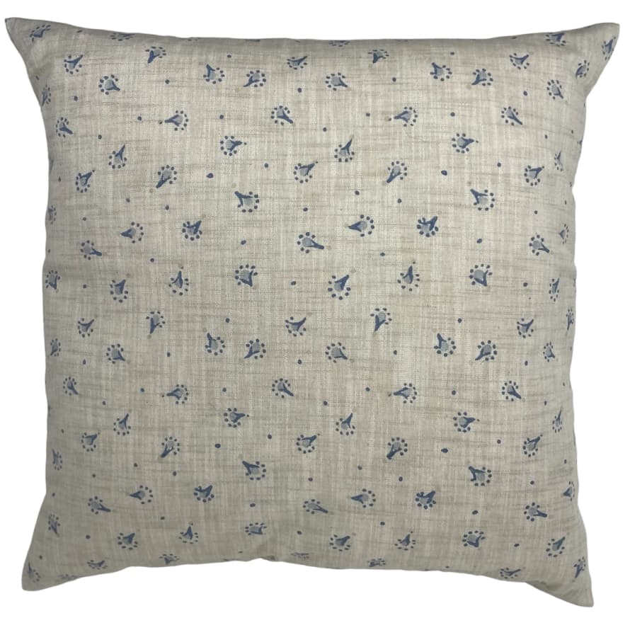 Pale & Interesting Ditsy Spot Cushion Cover in Antique Blue 60 x 60 cm
