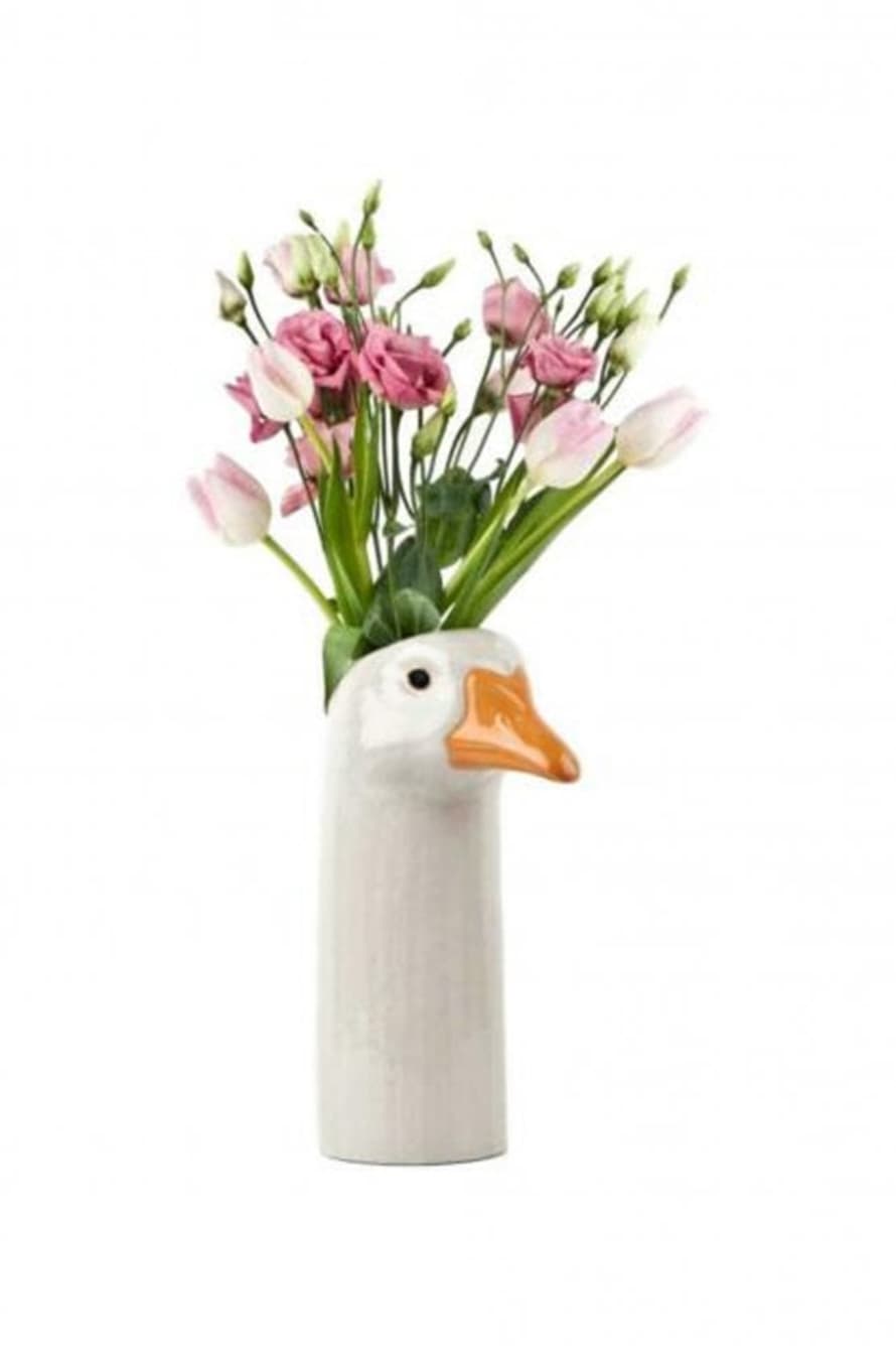 Quail Ceramics Goose Flower Vase