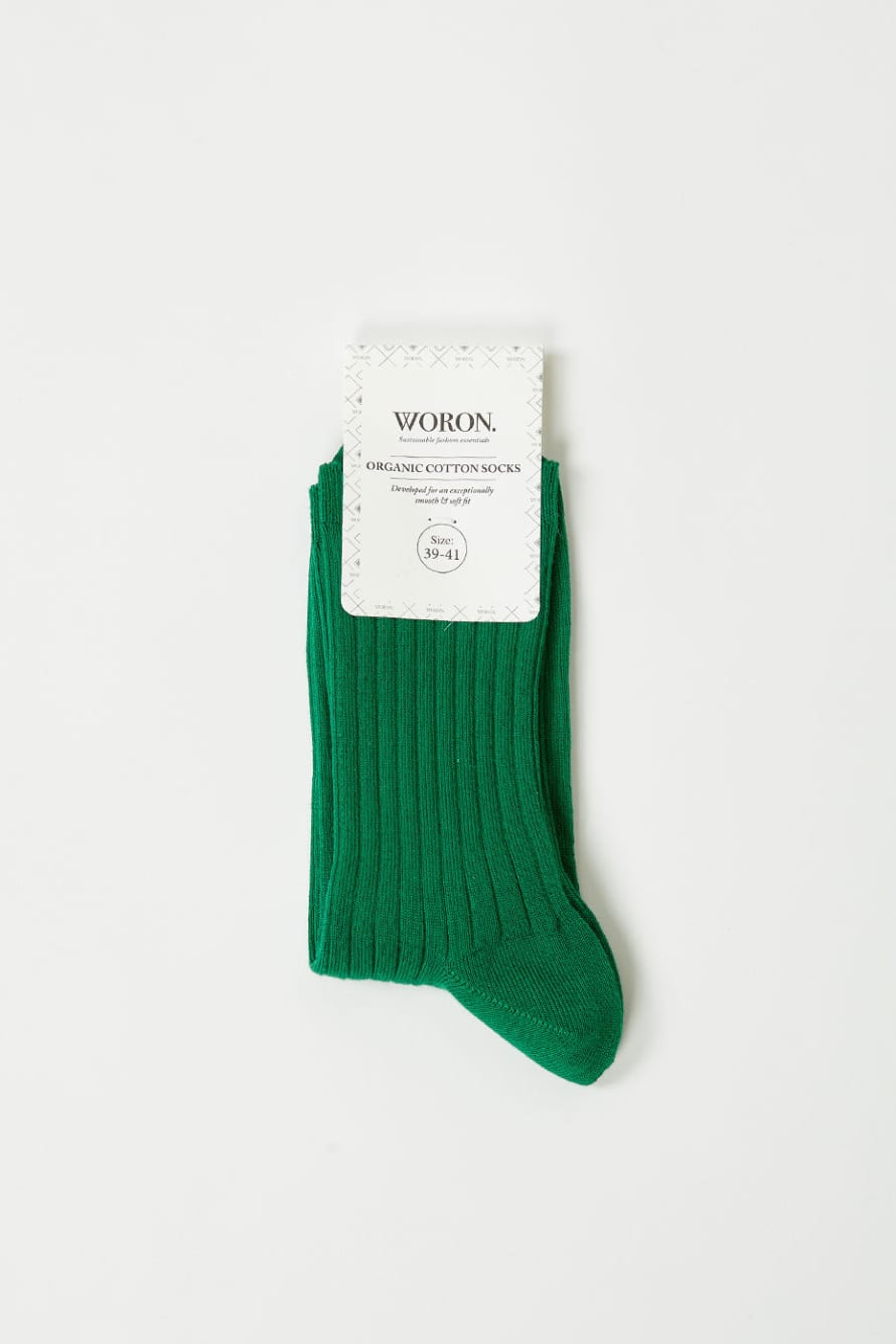 Woron Amazon Green Organic Cotton Socks