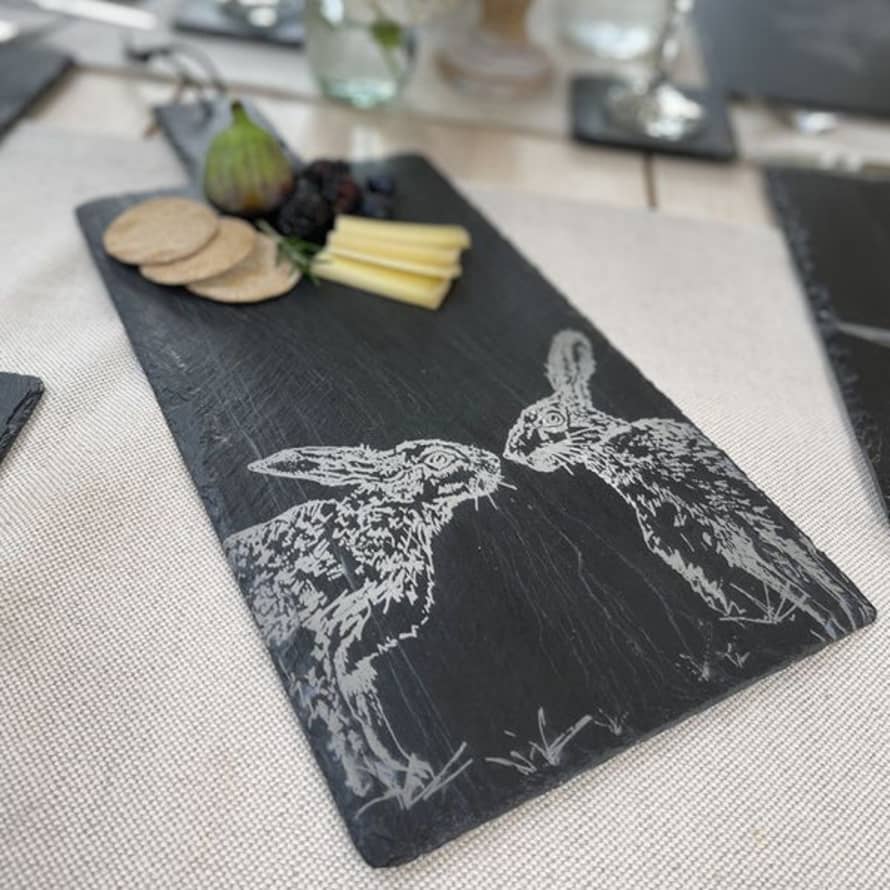 Just Slate Serving Paddle | Kissing Hare