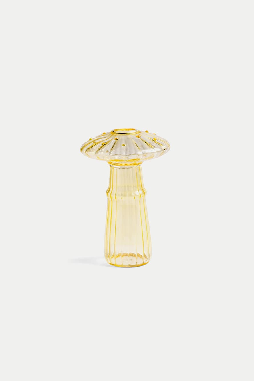 &klevering Yellow Mushroom Vase