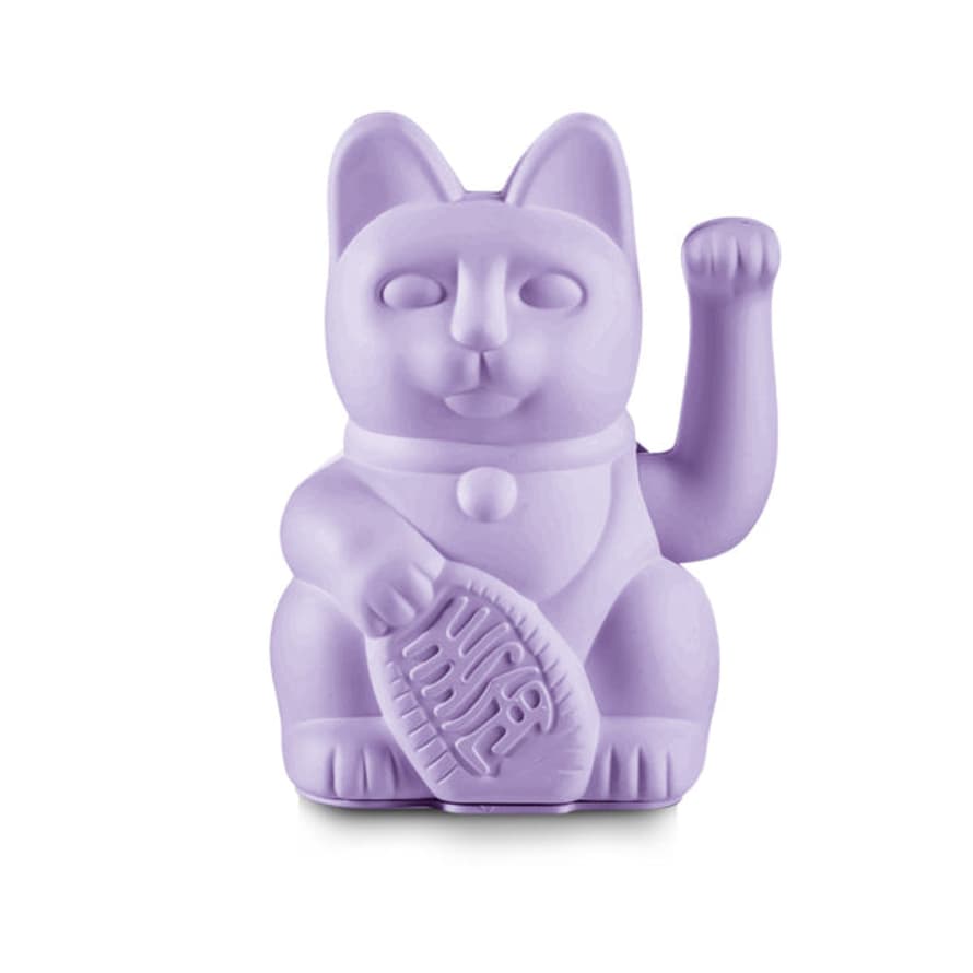 Donkey Products Maneki Neko Lilac Lucky Cat