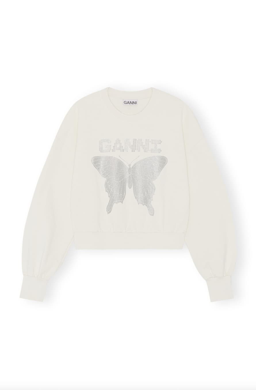 Ganni Isoli Butterfly Sweatshirt
