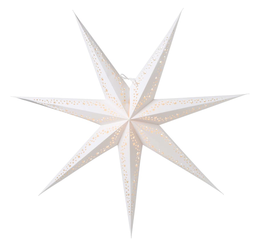 Watt & Veke 80cm White Vintergatan Christmas Star Decoration