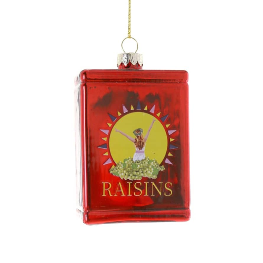 Cody Foster & Co Box of Raisins Tree Ornament