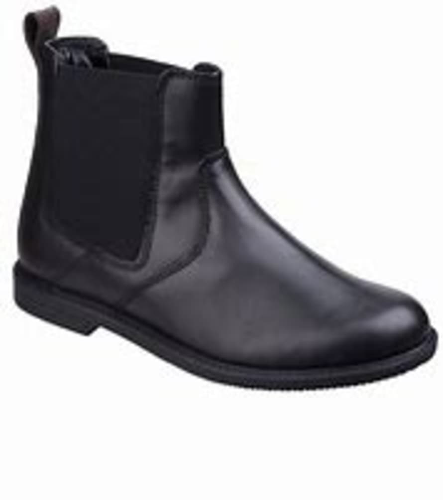 Hush Puppies Fleur Leather Boots (black) 37 Only!