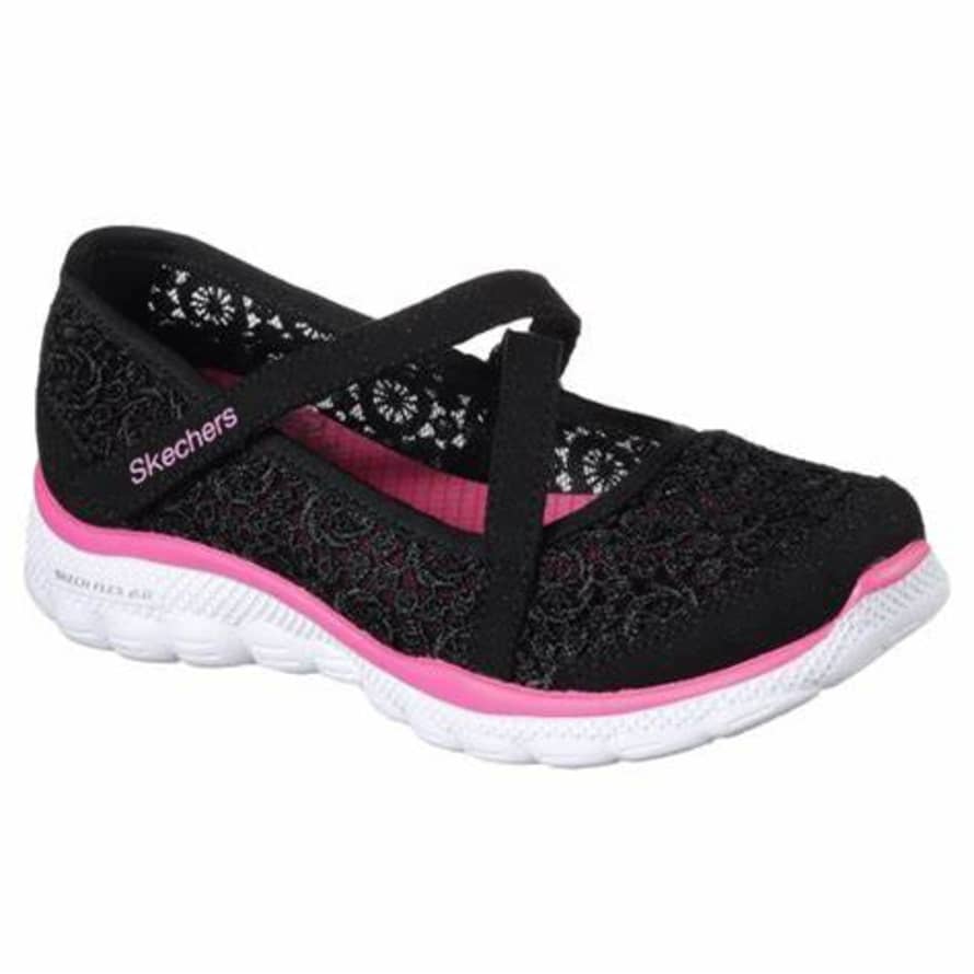 Skechers Comfy Crochets Summer Shoes (black)