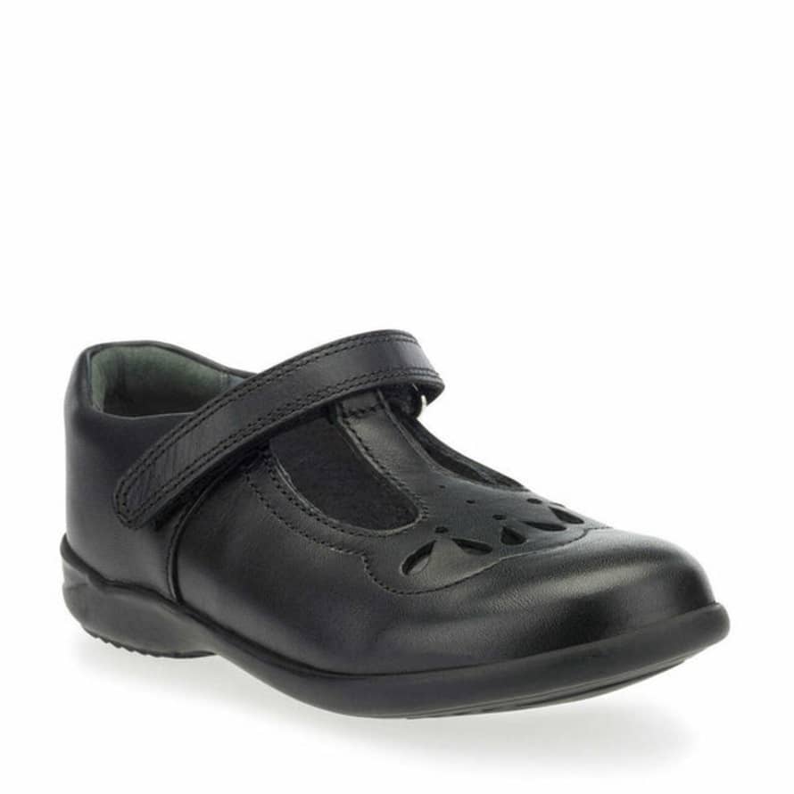 Start-rite Poppy Leather School Shoes (black)