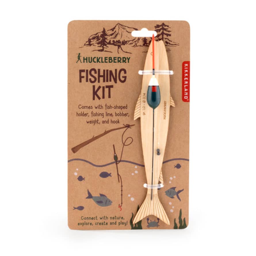 Kikkerland Design Huckleberry Fishing Kit