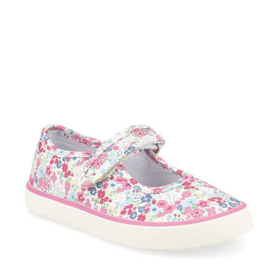 Start-rite Blossom Canvas Shoe (pink)