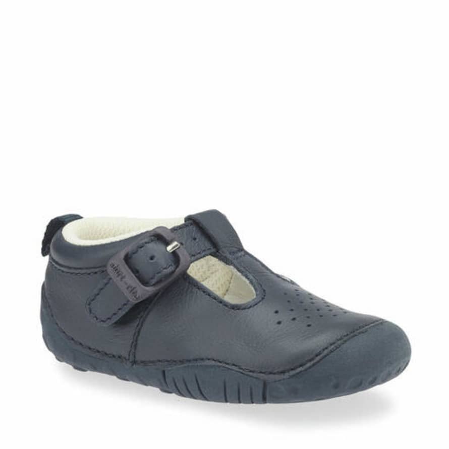 Start-rite Baby Jack Leather Shoes (navy)