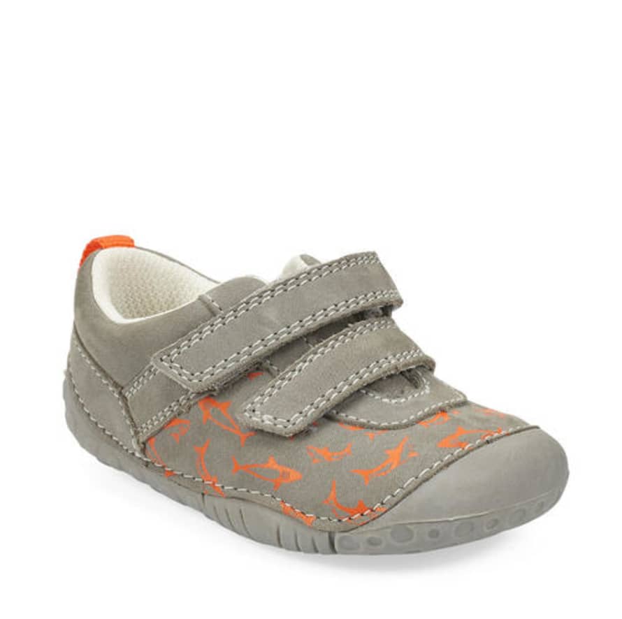 StartRite Little Fin Leather Shoes (grey)