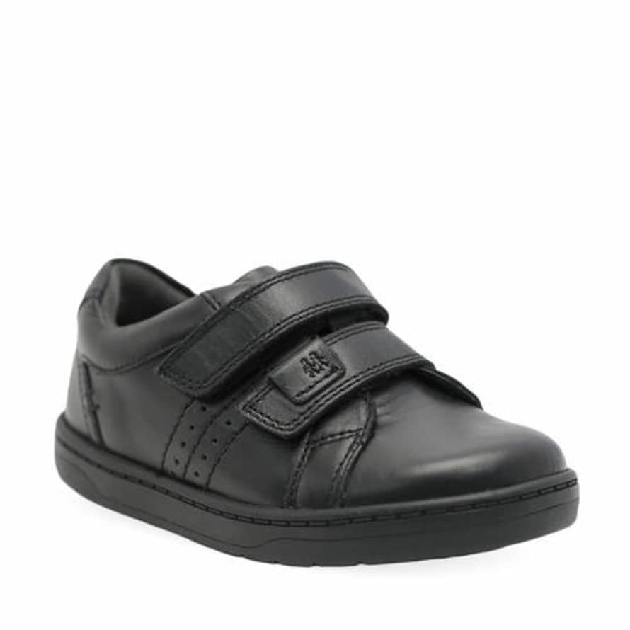 StartRite Explore Black Leather School Shoes (black)