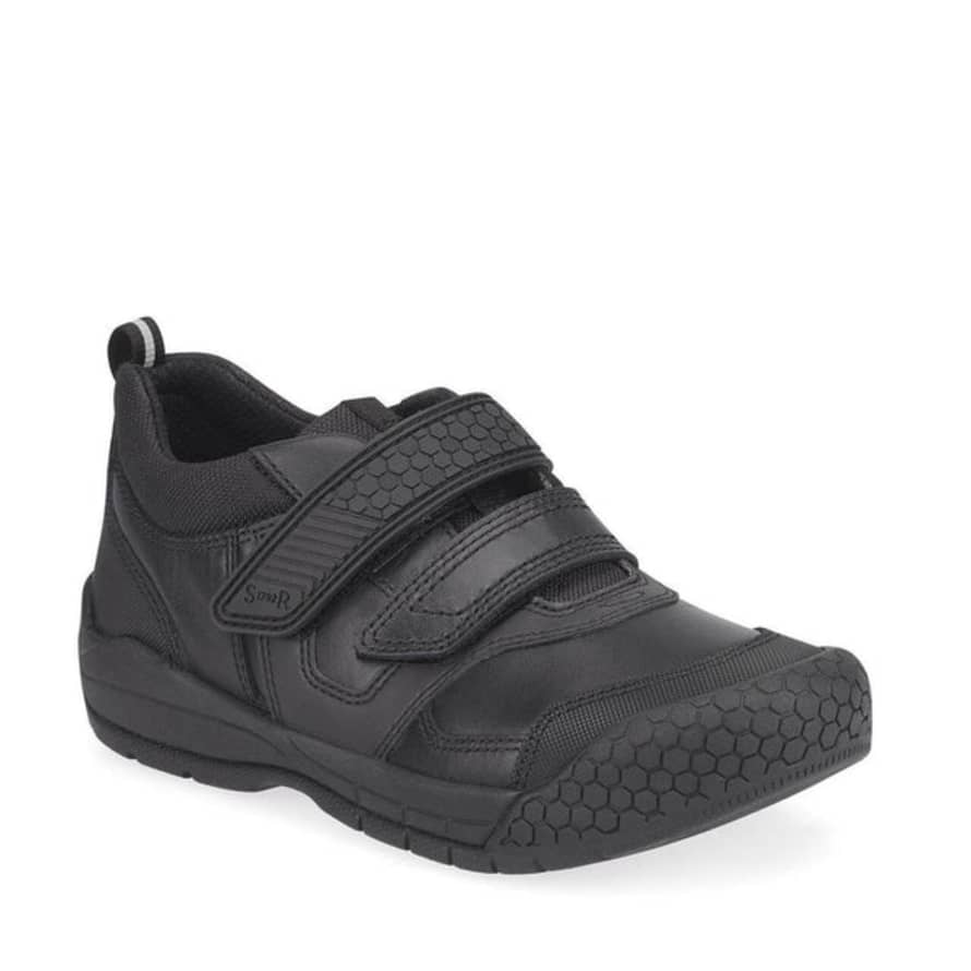StartRite Strike Leather School Shoes (black)