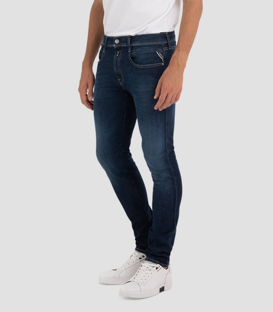 Replay Hyperflex Recycled 360 Jeans - Mid Wash