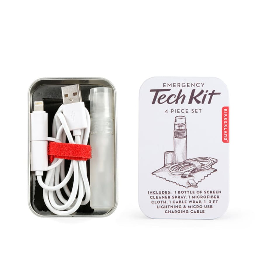 Kikkerland Design Emergency Tech Kit