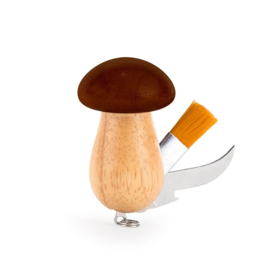 Kikkerland Design Mushroom Tool Keychain
