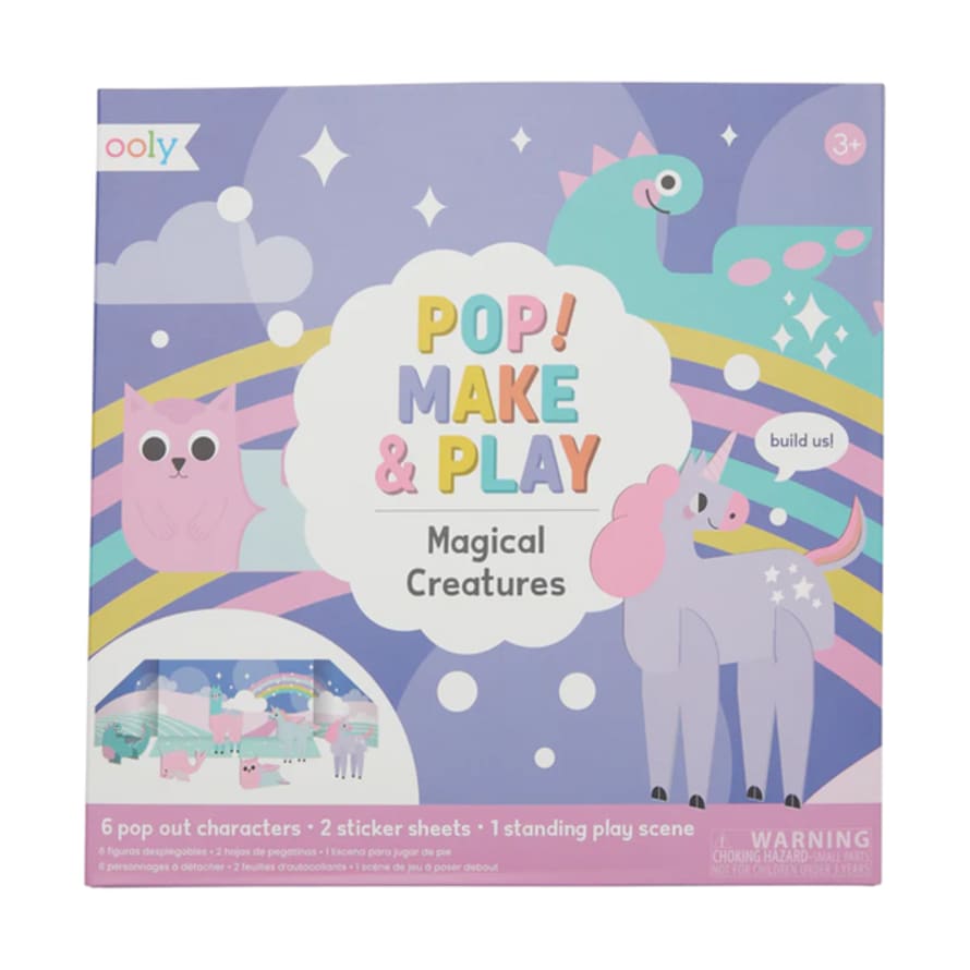 Ooly Pop! Make And Play Activity Scene - Magical Creatures