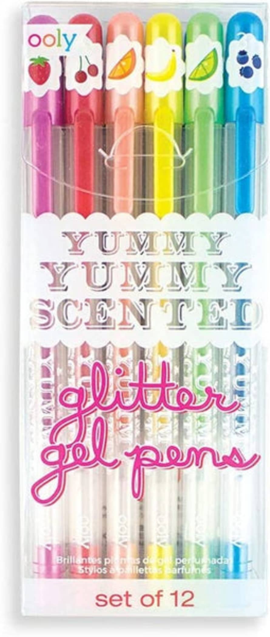 Ooly , Yummy Yummy Scented Glitter Gel Pens, Set Of 12