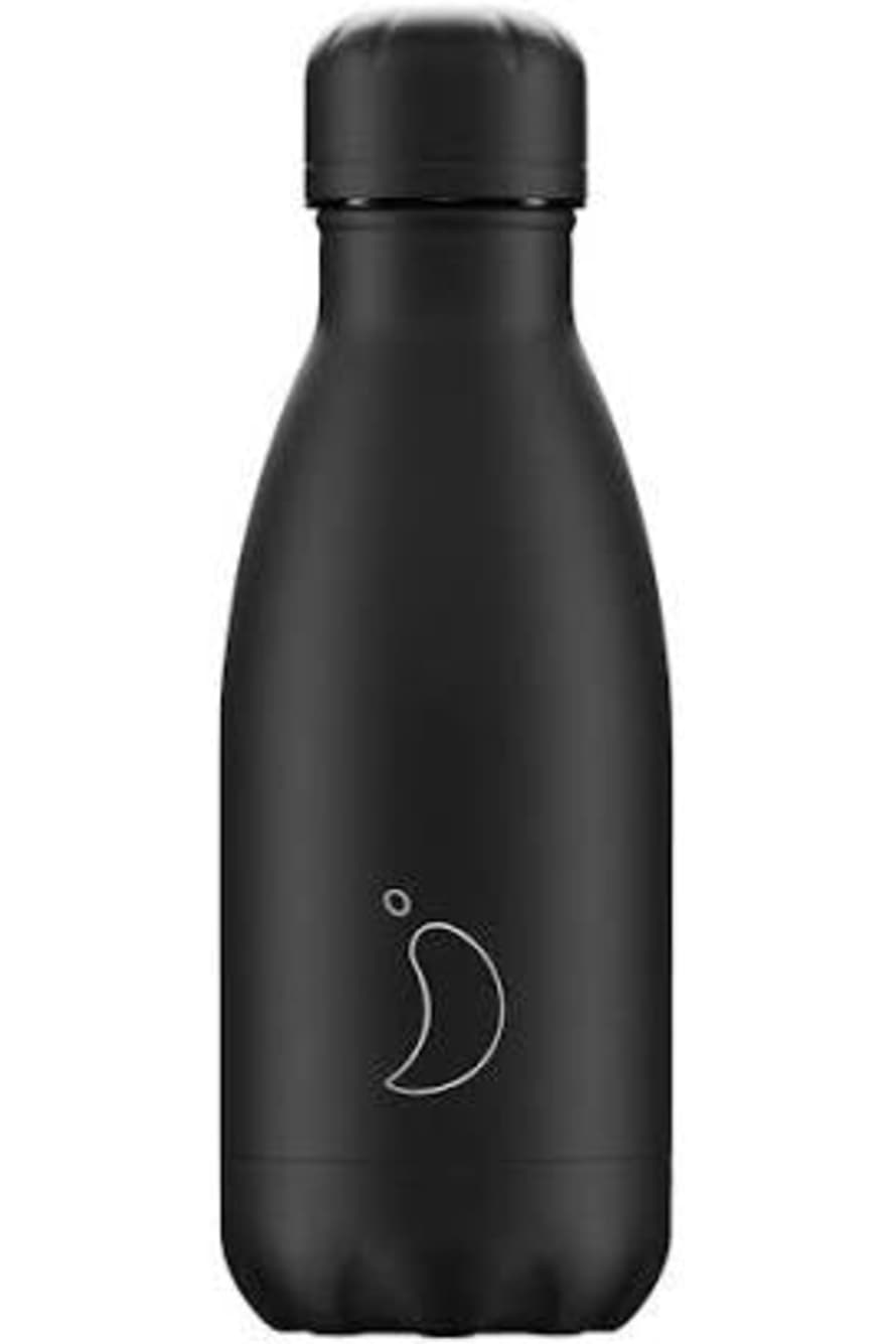 Chilly's 260ml Bottle Monochrome All Black