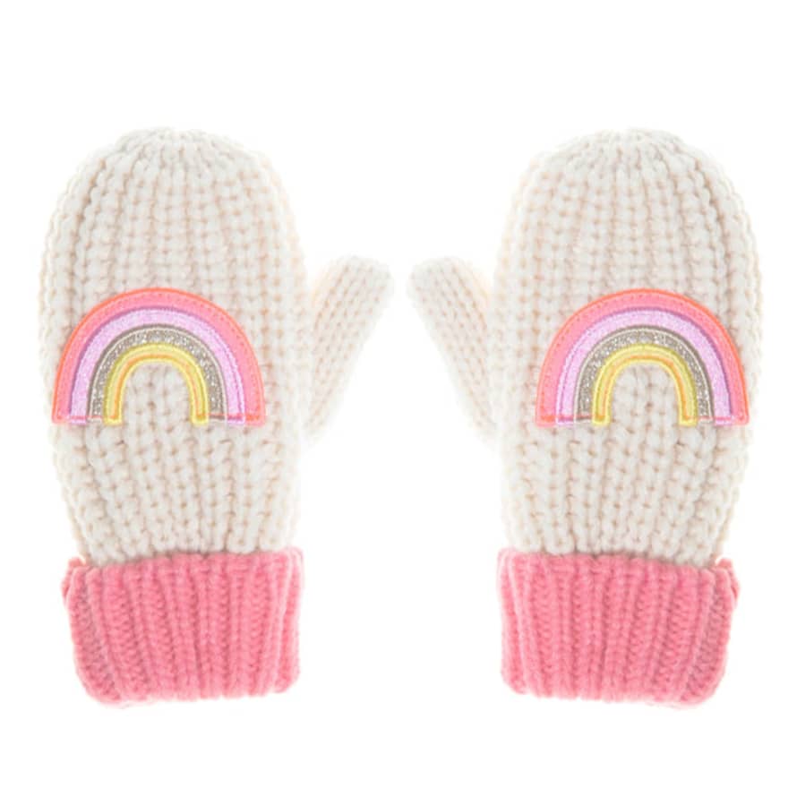 Rockahula Knitted Mittens Disco Rainbow