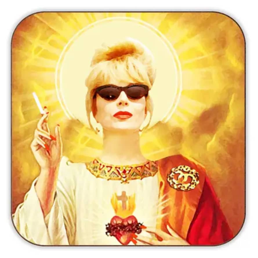 Art Wow Parton Saint of Ab Fab - Patsy Stone Coaster