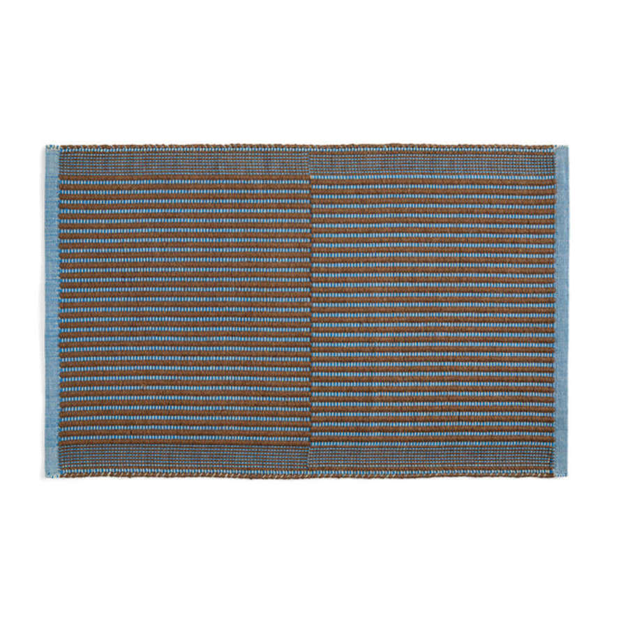 HAY Tapis Mat Chestnut And Blue -