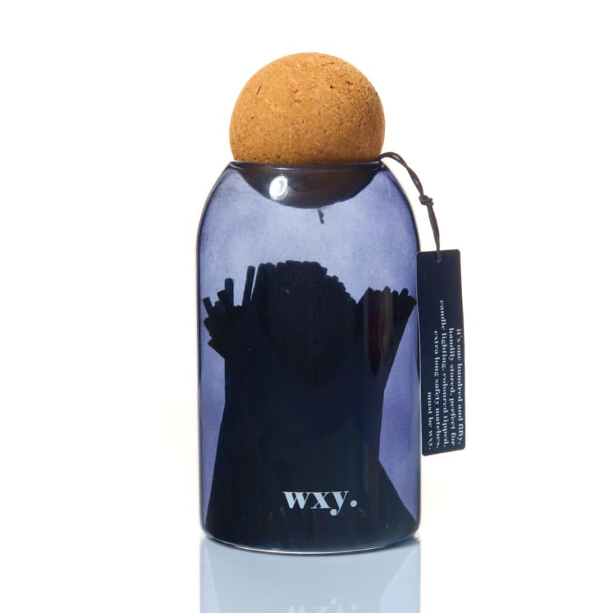 WXY Cork Stopper Matches - Midnight Navy