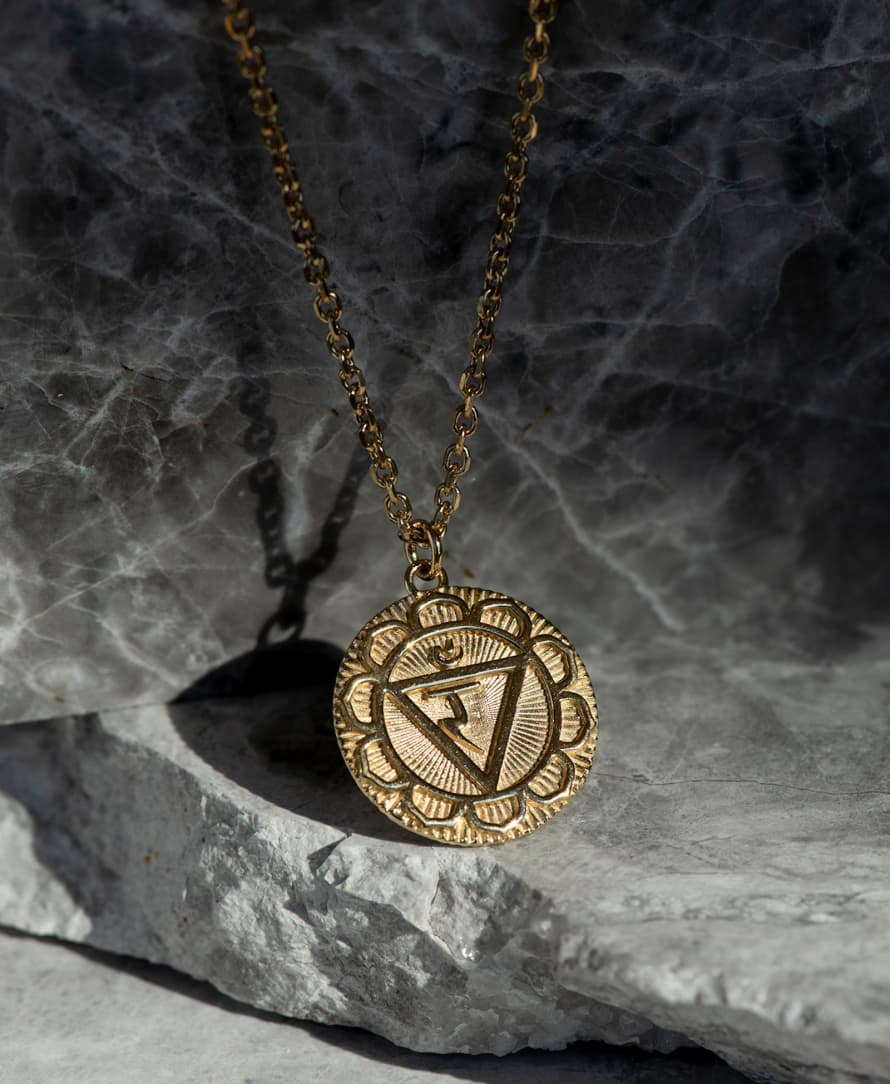Zoe and Morgan  Personal Power - Manipura Gold Chakra Necklace
