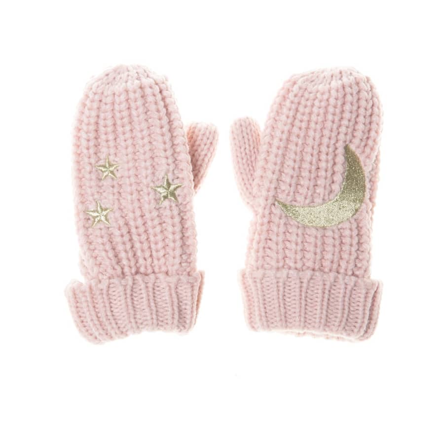 Rockahula Moonlight Knitted Mittens Pink 3-6 Years