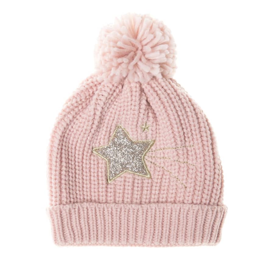 Rockahula Moonlight Knitted Hat Pink 3-6 Years
