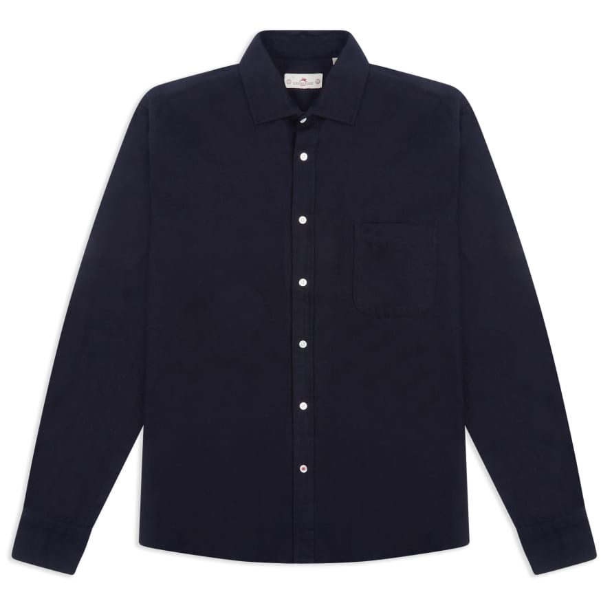 Burrows & Hare  Flannel Shirt - Black